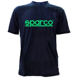 Camiseta-Marinho-Com-logo-Verde-neon
